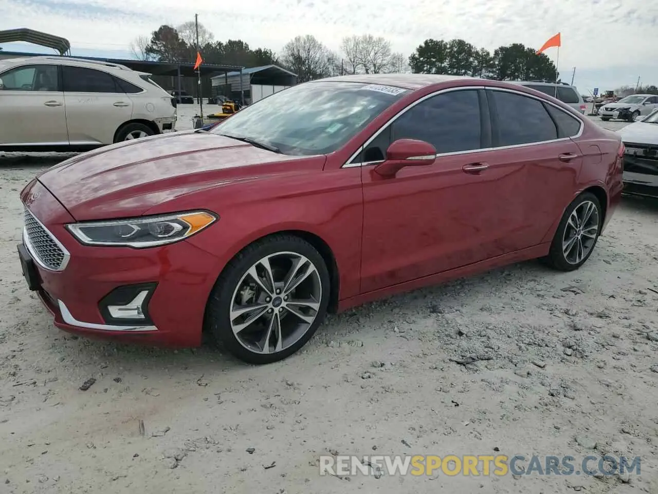 1 fotografías del automóvil dañado 3FA6P0D92KR153180 FORD FUSION 2019