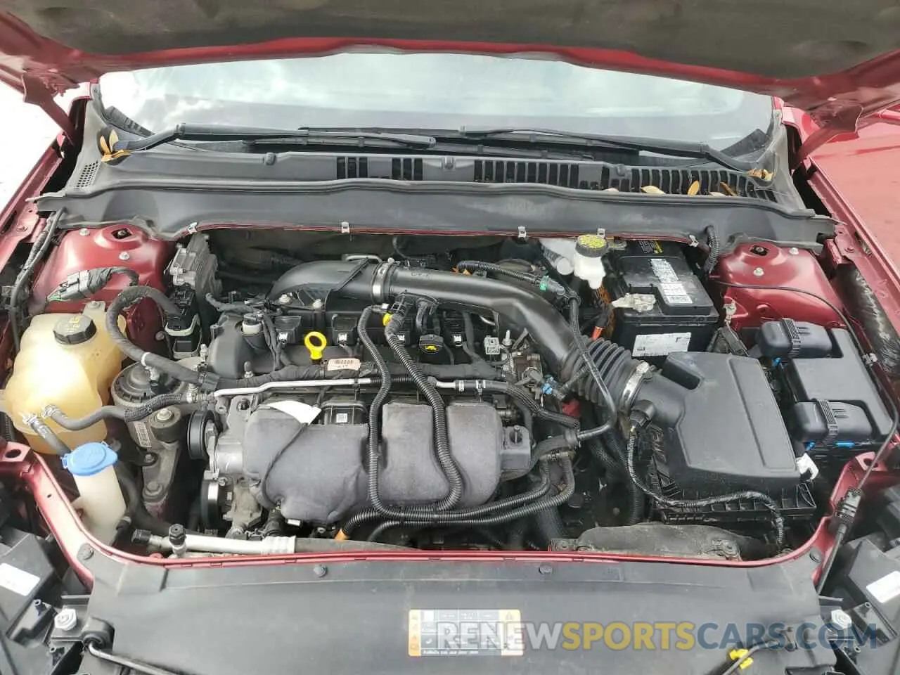 11 fotografías del automóvil dañado 3FA6P0D92KR153180 FORD FUSION 2019