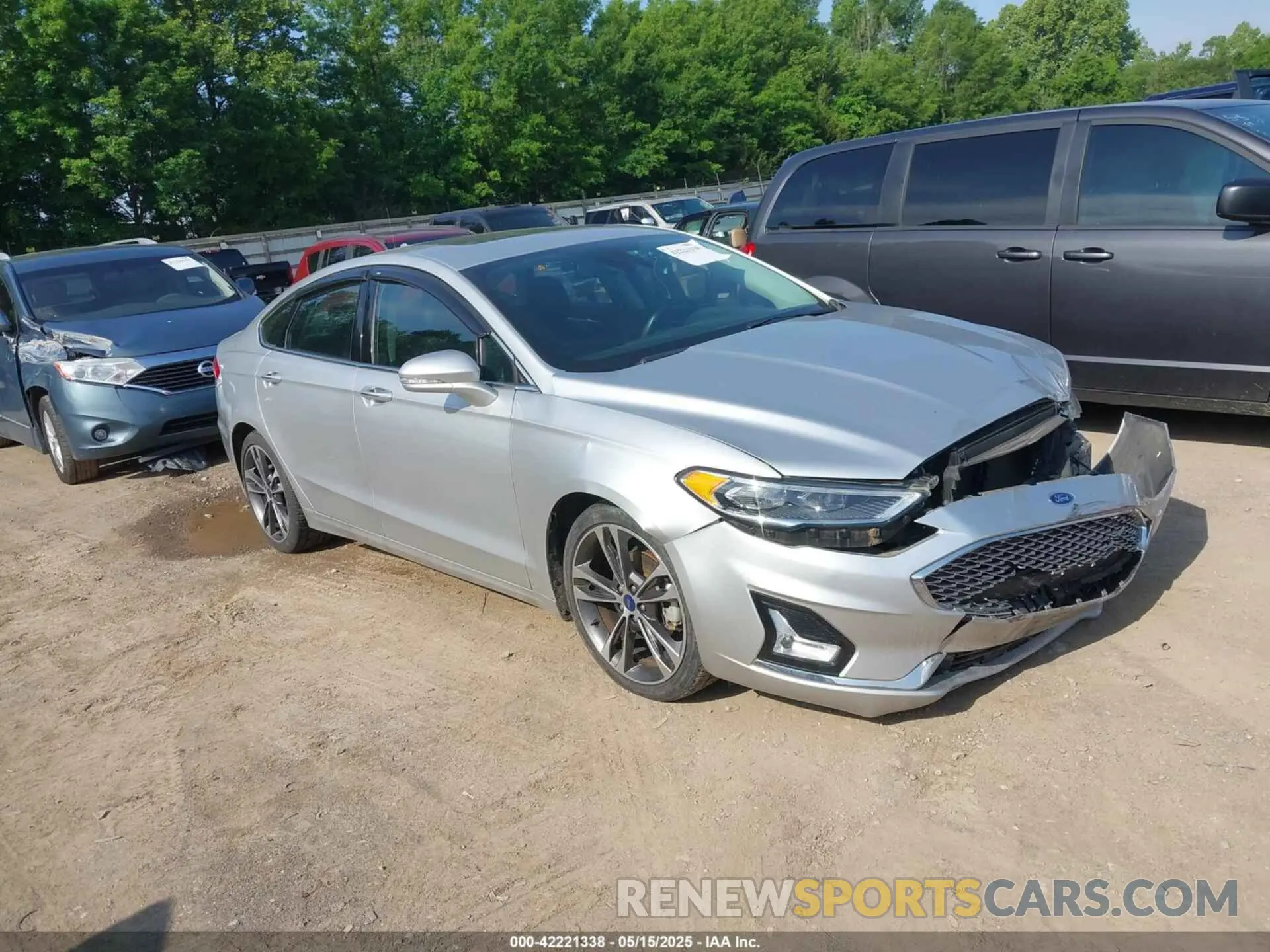 1 fotografías del automóvil dañado 3FA6P0D92KR184848 FORD FUSION 2019