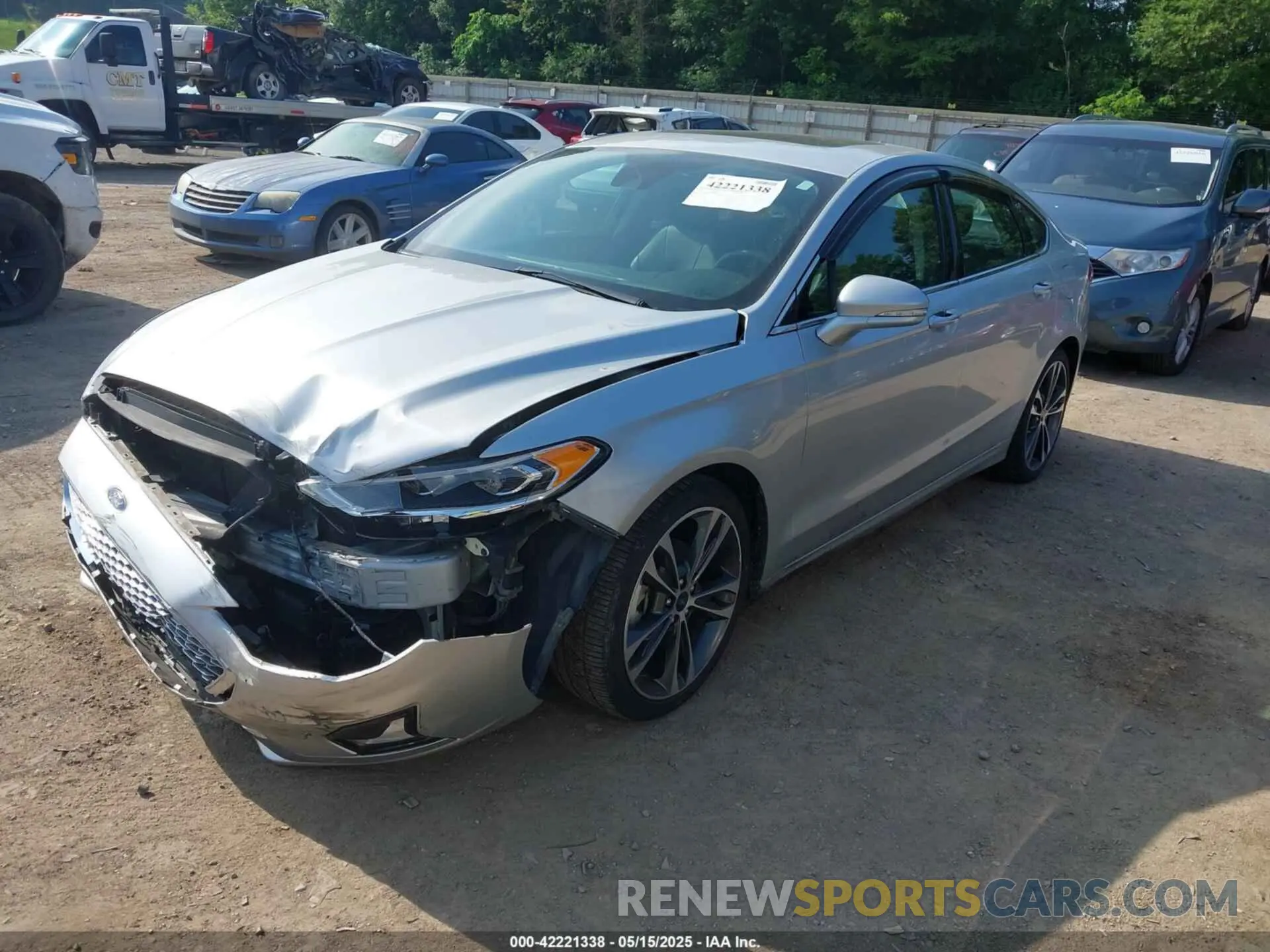 2 fotografías del automóvil dañado 3FA6P0D92KR184848 FORD FUSION 2019