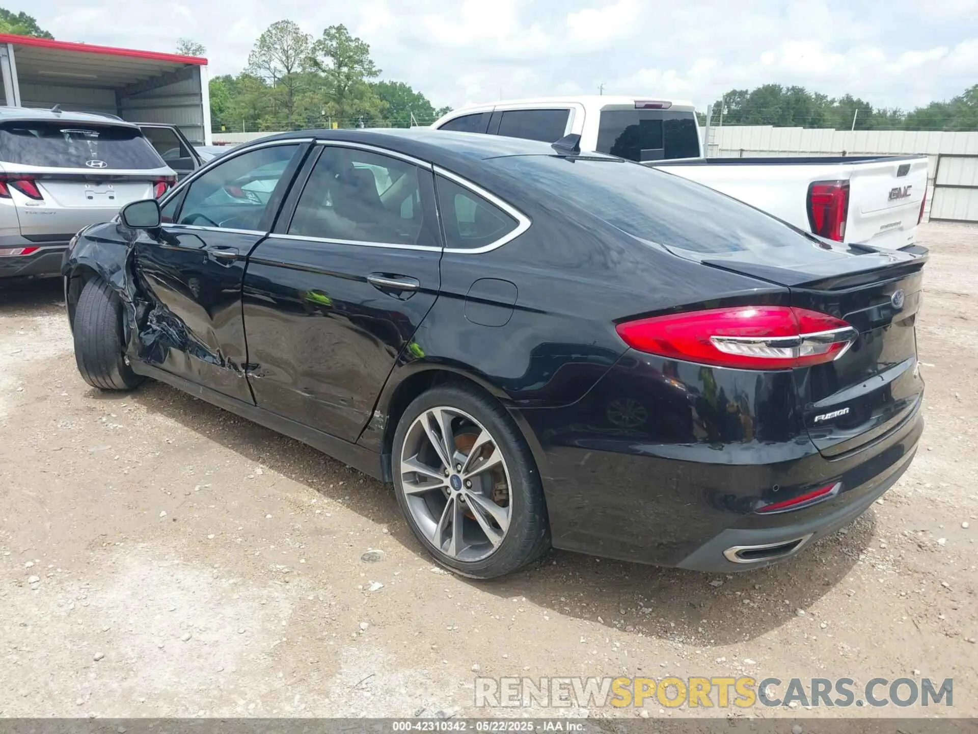 3 fotografías del automóvil dañado 3FA6P0D93KR184342 FORD FUSION 2019
