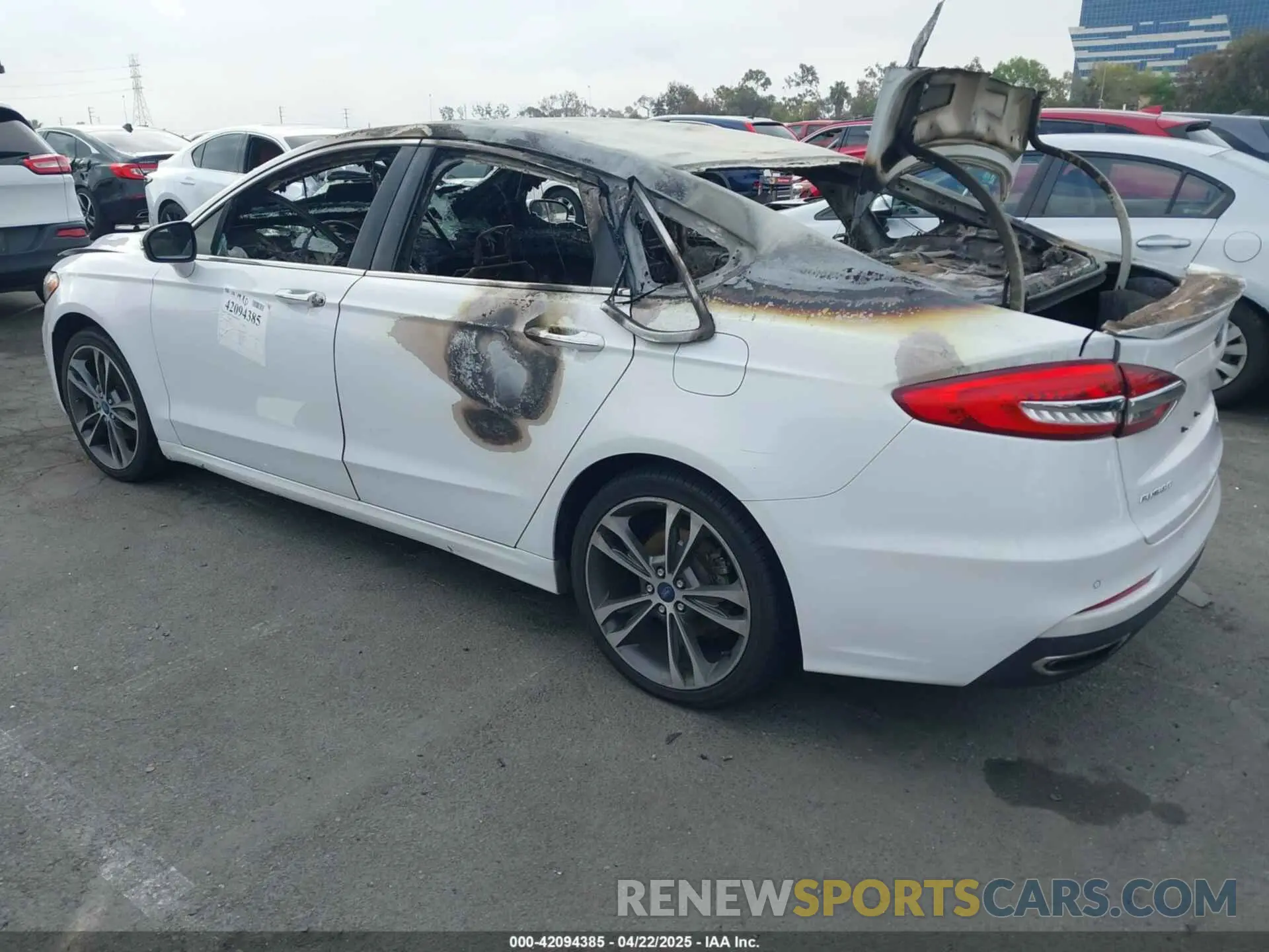 3 fotografías del automóvil dañado 3FA6P0D94KR143184 FORD FUSION 2019