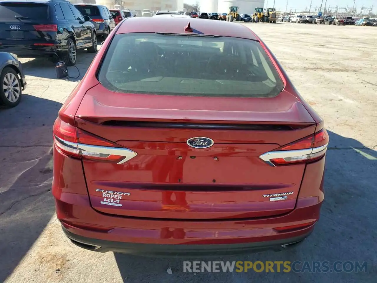 6 fotografías del automóvil dañado 3FA6P0D95KR220368 FORD FUSION 2019