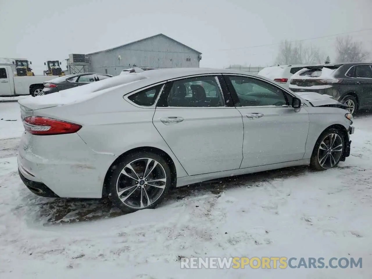 3 fotografías del automóvil dañado 3FA6P0D96KR186618 FORD FUSION 2019