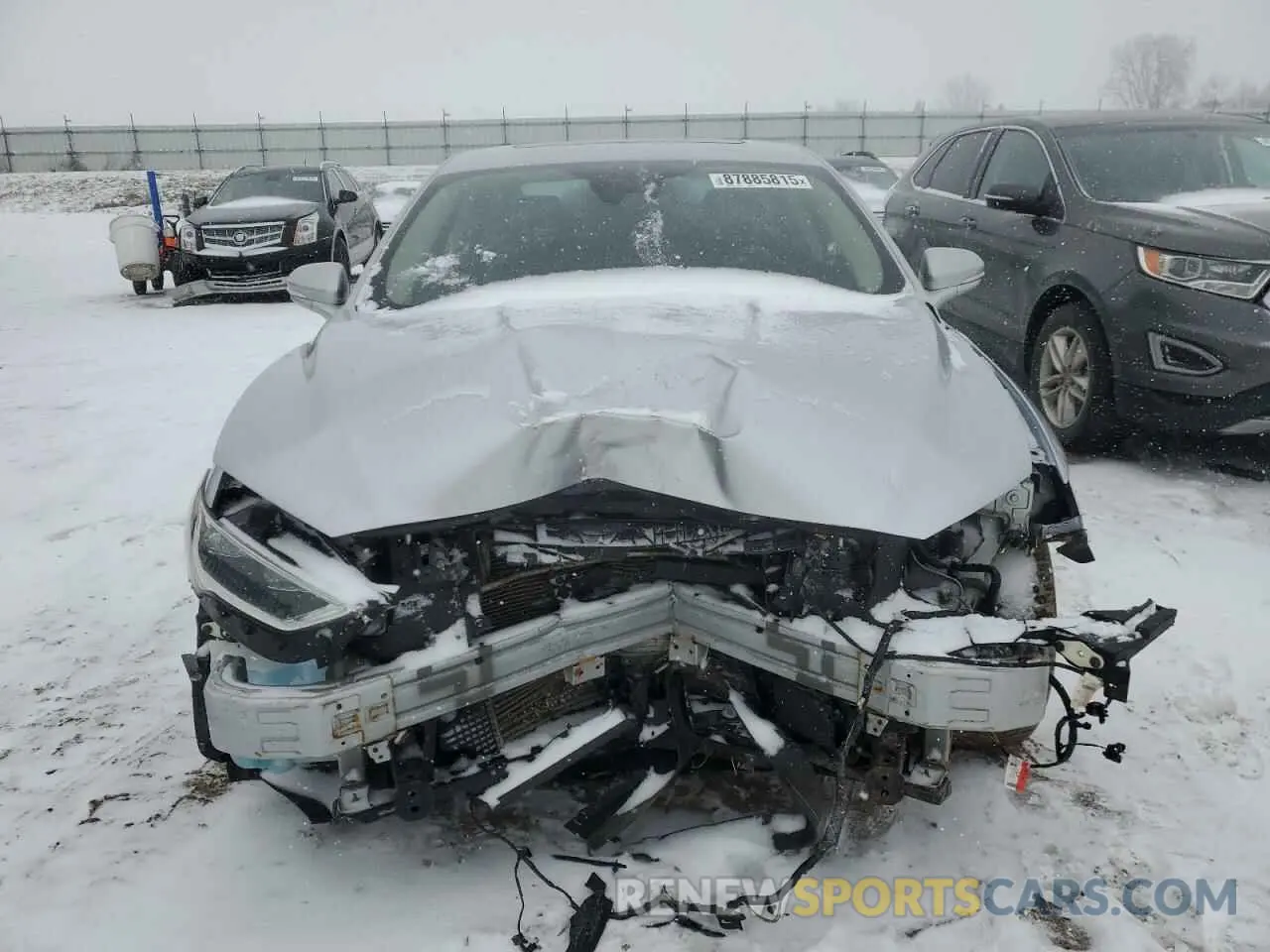 5 fotografías del automóvil dañado 3FA6P0D96KR186618 FORD FUSION 2019