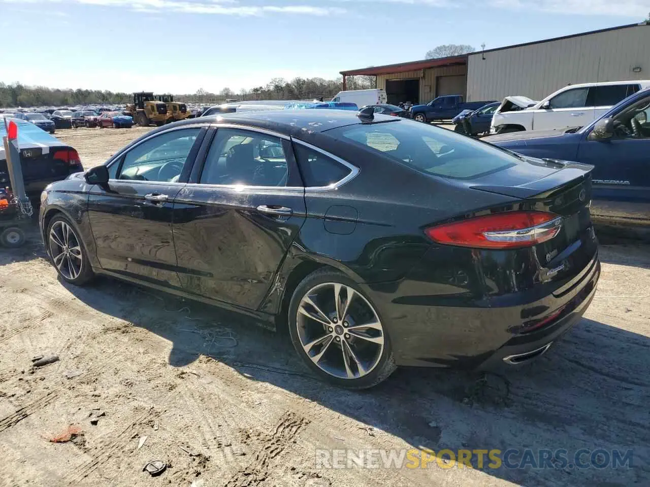 2 fotografías del automóvil dañado 3FA6P0D96KR187221 FORD FUSION 2019