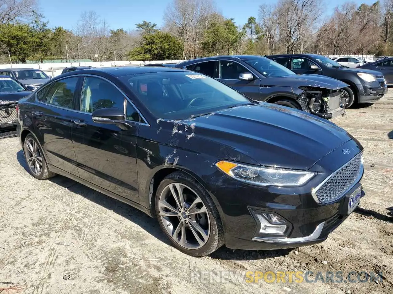 4 fotografías del automóvil dañado 3FA6P0D96KR187221 FORD FUSION 2019