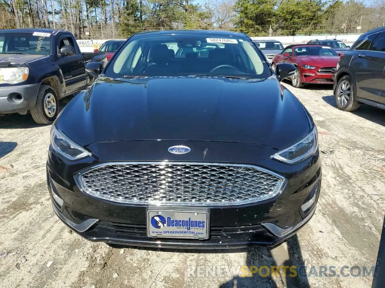 5 fotografías del automóvil dañado 3FA6P0D96KR187221 FORD FUSION 2019