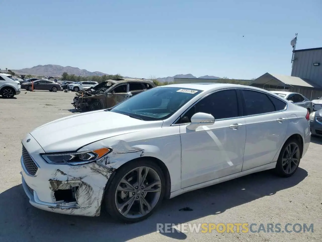 1 fotografías del automóvil dañado 3FA6P0D97KR222249 FORD FUSION 2019