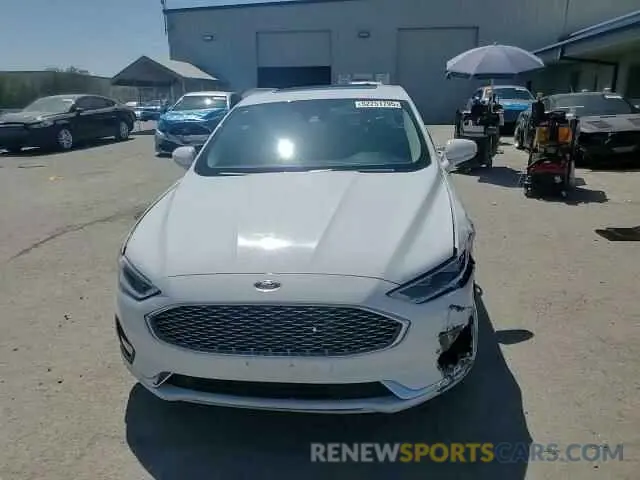 13 fotografías del automóvil dañado 3FA6P0D97KR222249 FORD FUSION 2019