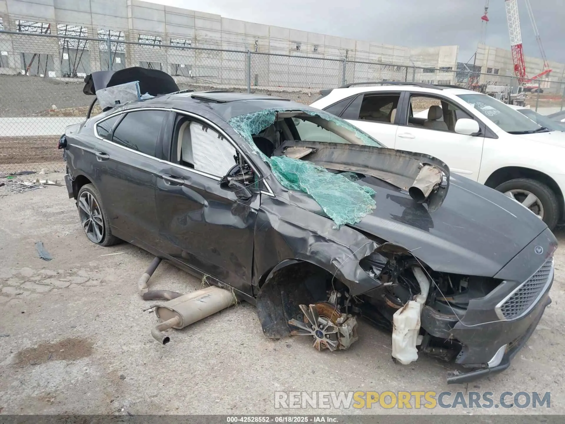 1 fotografías del automóvil dañado 3FA6P0D98KR187270 FORD FUSION 2019