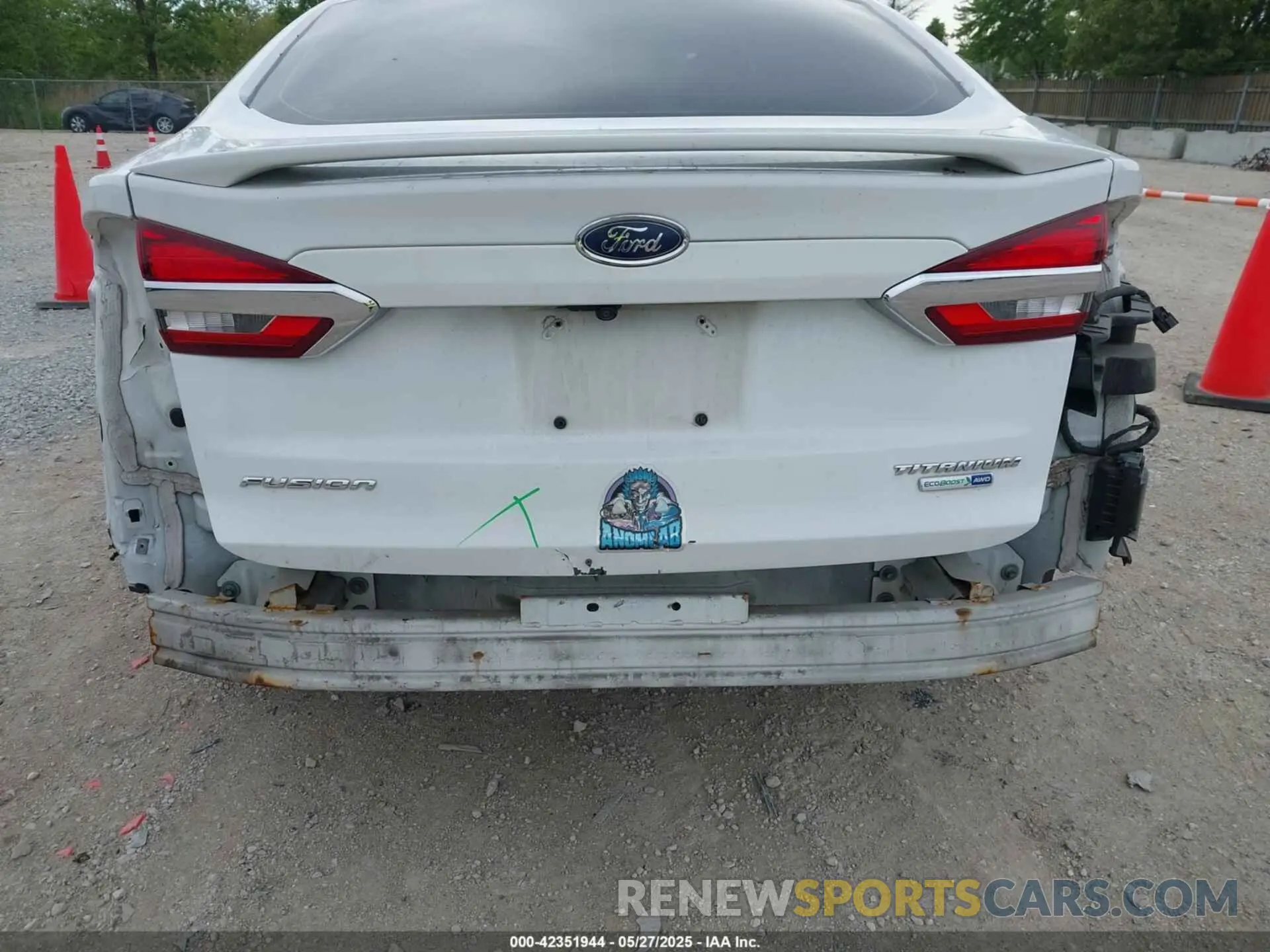 6 fotografías del automóvil dañado 3FA6P0D99KR124405 FORD FUSION 2019