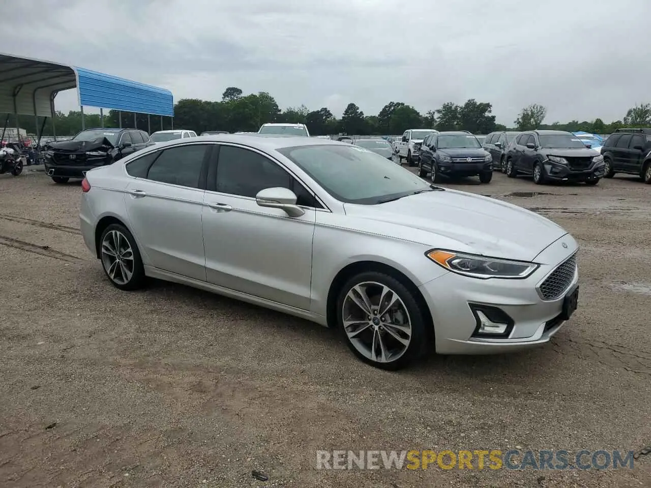 4 fotografías del automóvil dañado 3FA6P0D99KR205128 FORD FUSION 2019