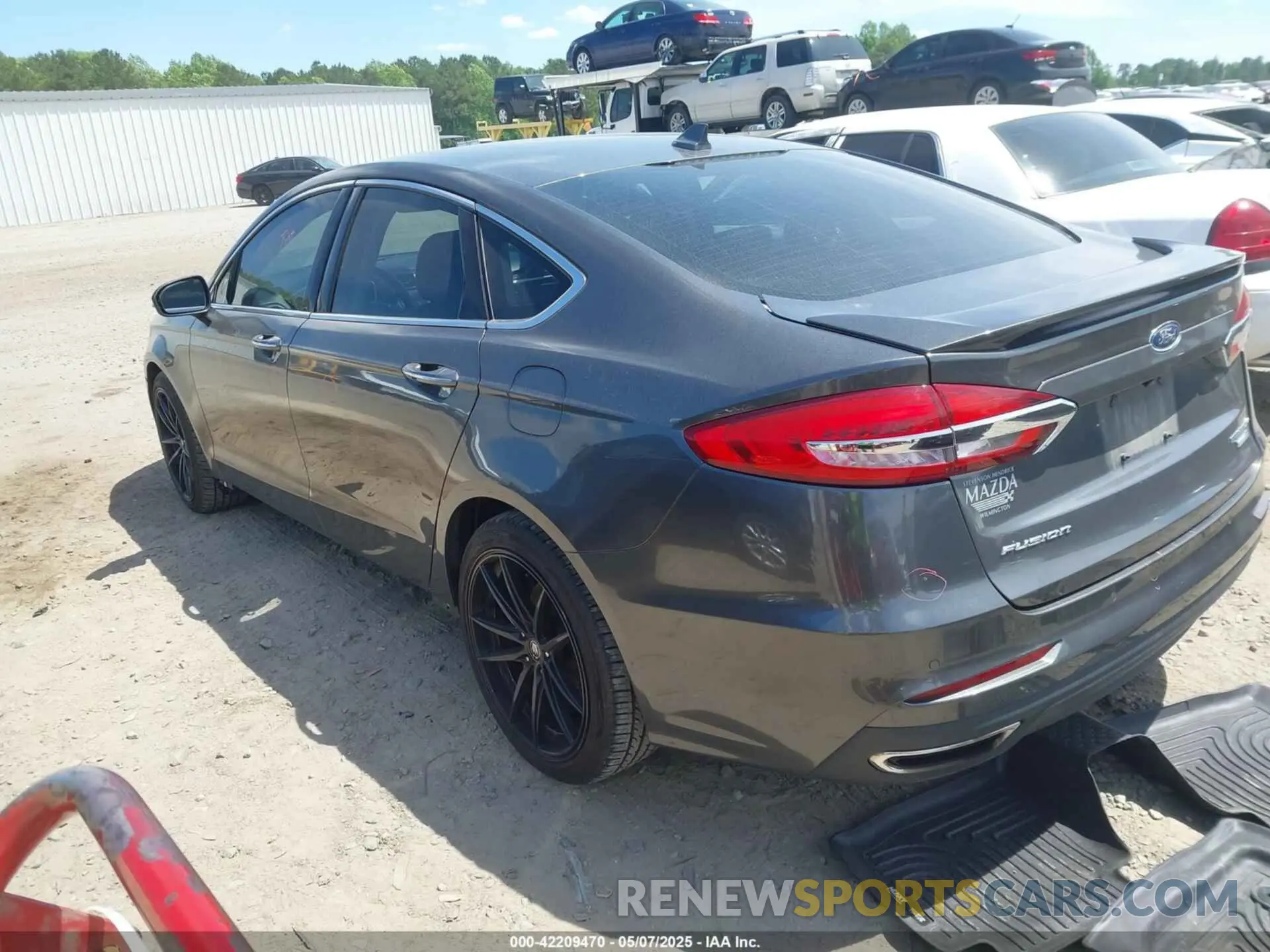 3 fotografías del automóvil dañado 3FA6P0D9XKR152617 FORD FUSION 2019