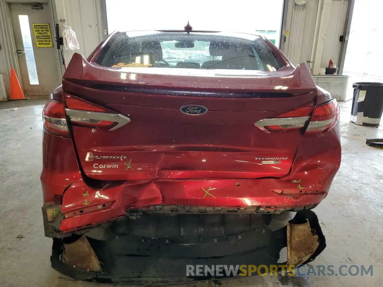 6 fotografías del automóvil dañado 3FA6P0D9XKR204408 FORD FUSION 2019