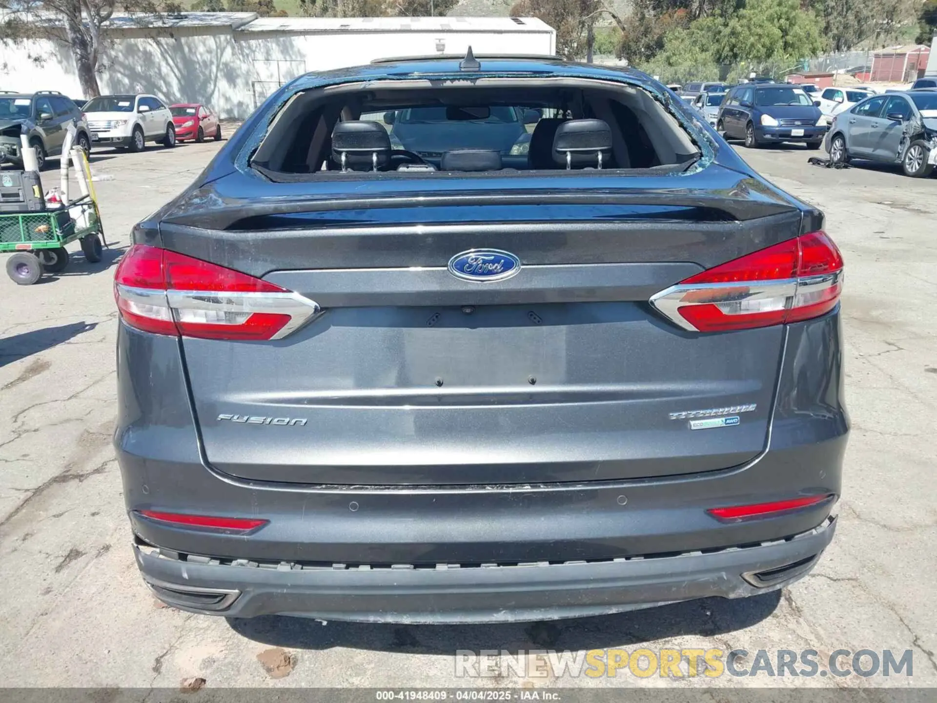 15 fotografías del automóvil dañado 3FA6P0D9XKR205154 FORD FUSION 2019