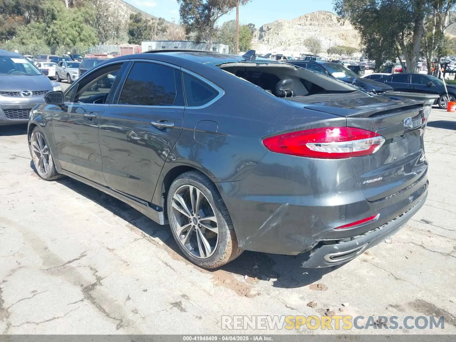 3 fotografías del automóvil dañado 3FA6P0D9XKR205154 FORD FUSION 2019