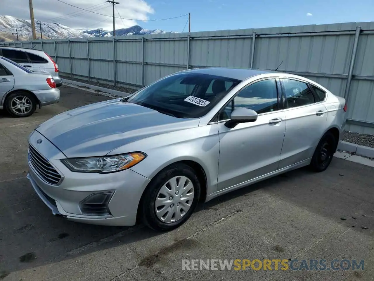 1 fotografías del automóvil dañado 3FA6P0G71KR104255 FORD FUSION 2019