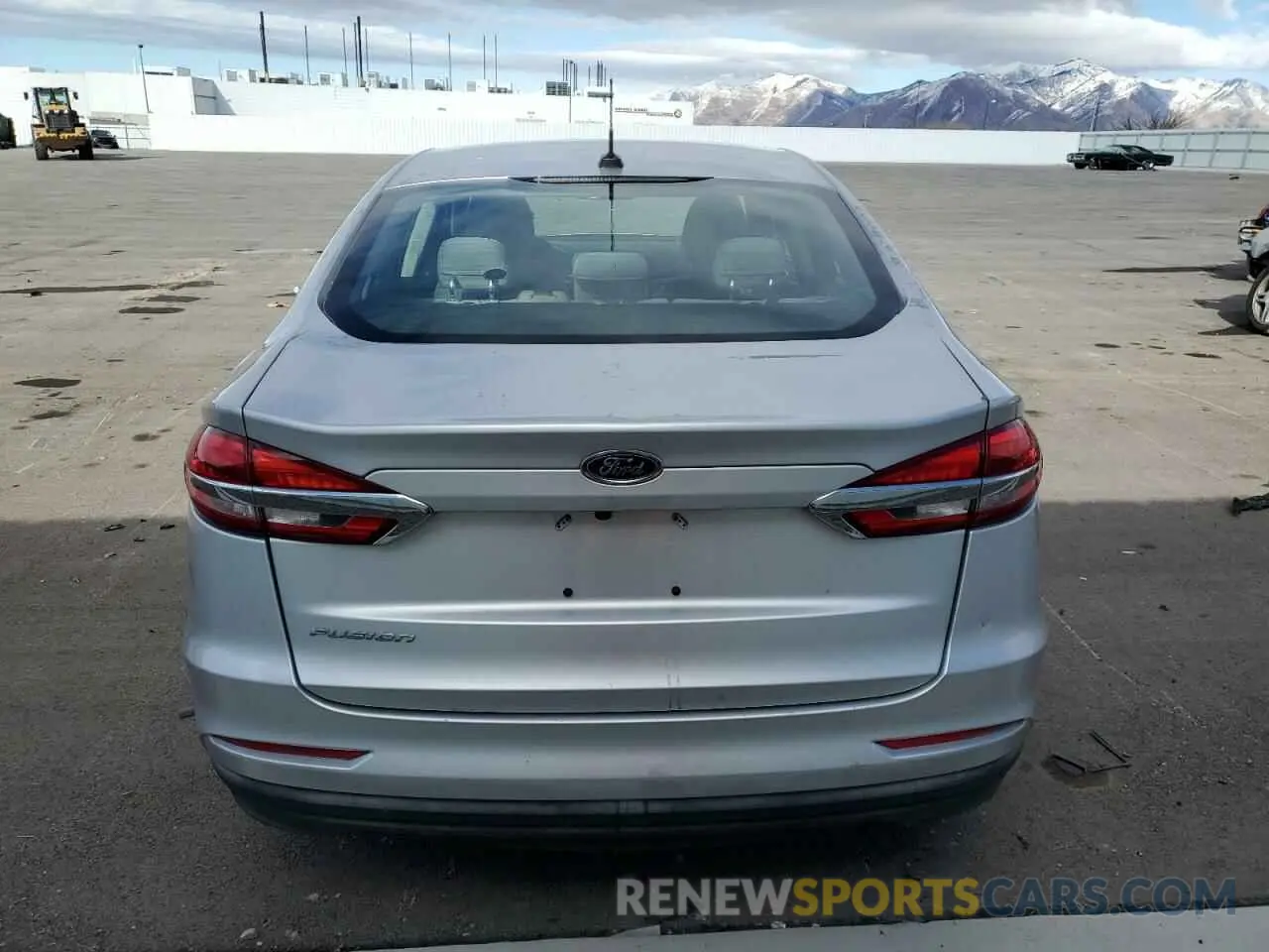 6 fotografías del automóvil dañado 3FA6P0G71KR104255 FORD FUSION 2019