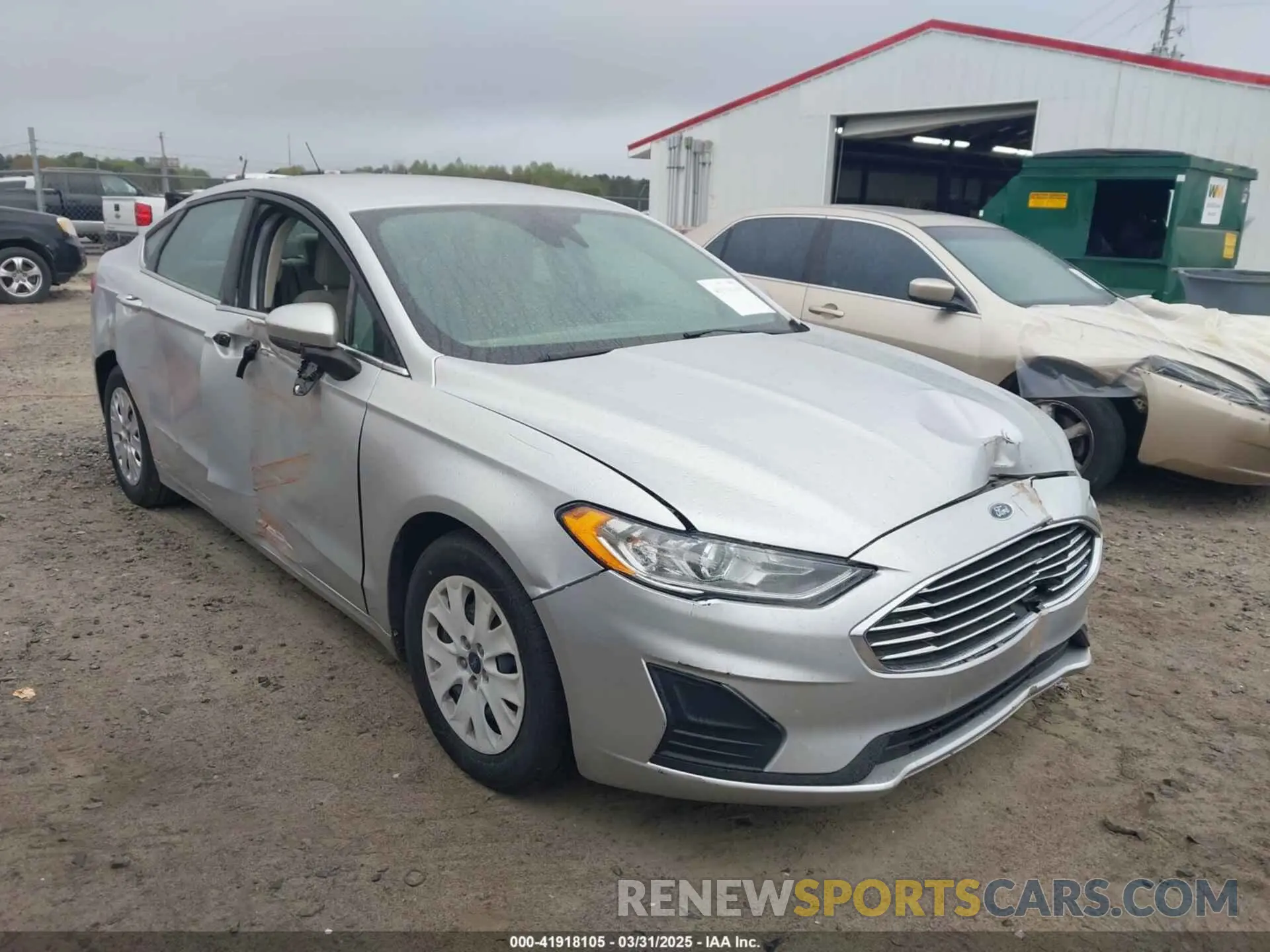 1 fotografías del automóvil dañado 3FA6P0G71KR126921 FORD FUSION 2019