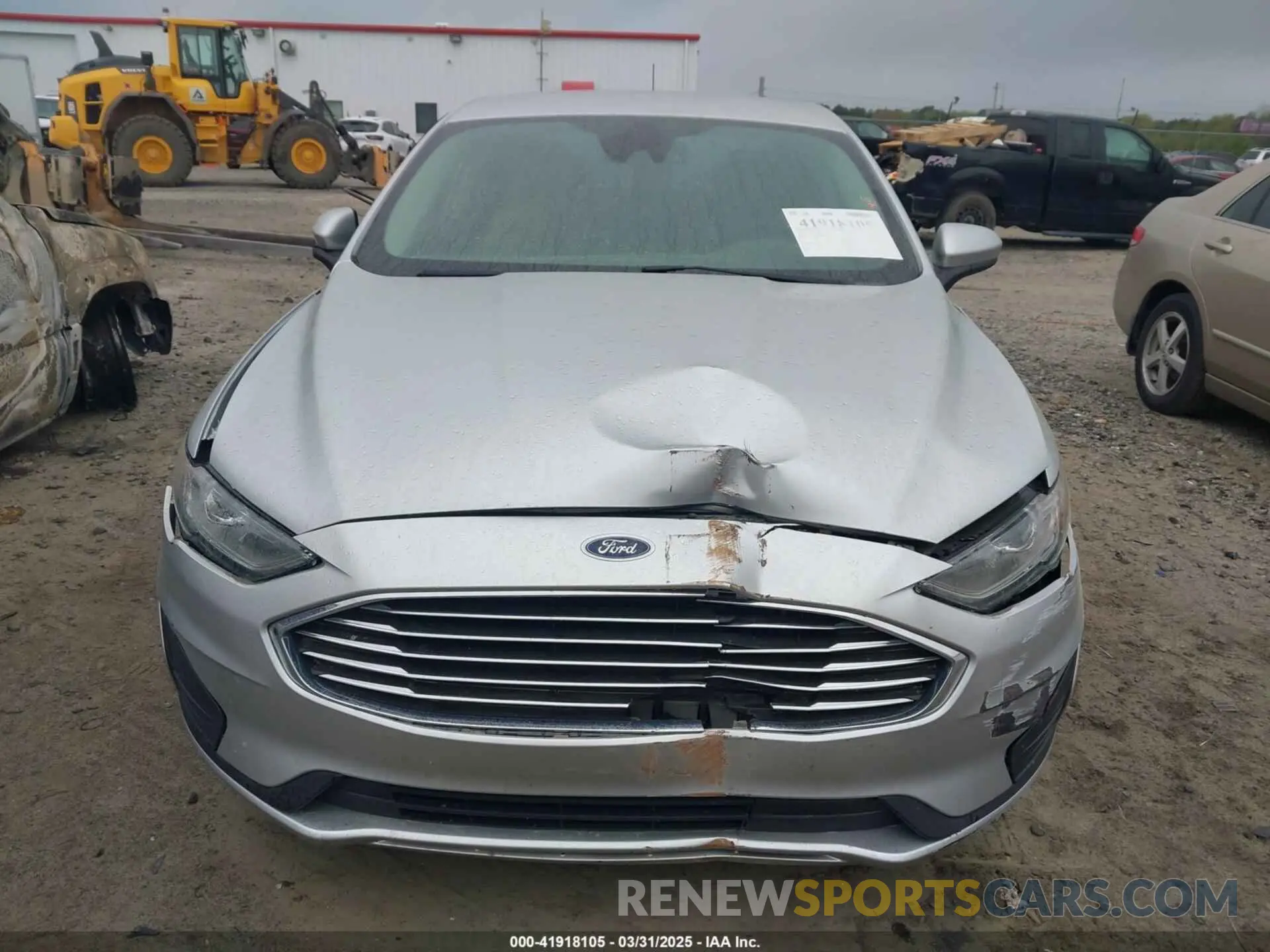 12 fotografías del automóvil dañado 3FA6P0G71KR126921 FORD FUSION 2019