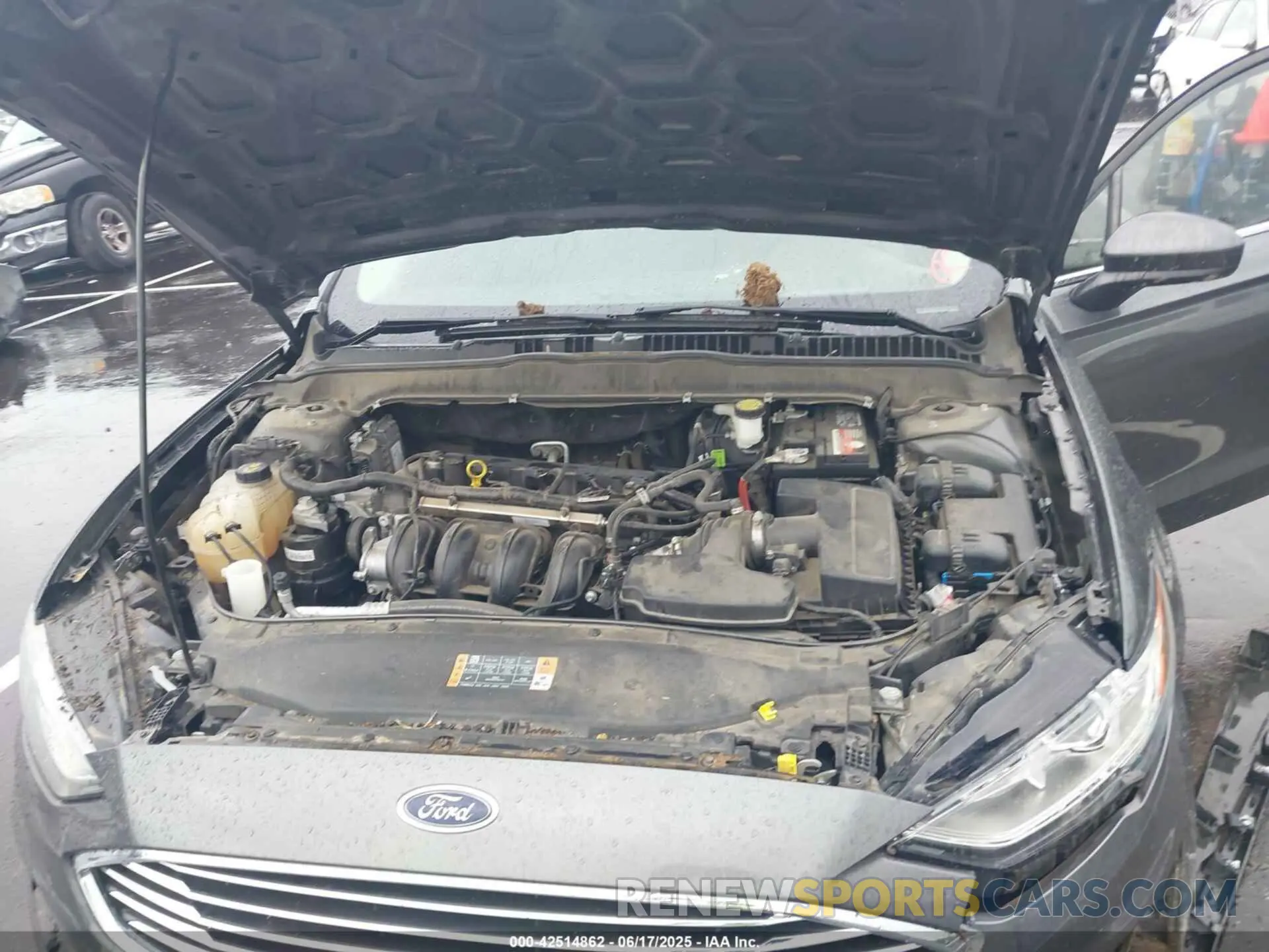 10 fotografías del automóvil dañado 3FA6P0G71KR213427 FORD FUSION 2019