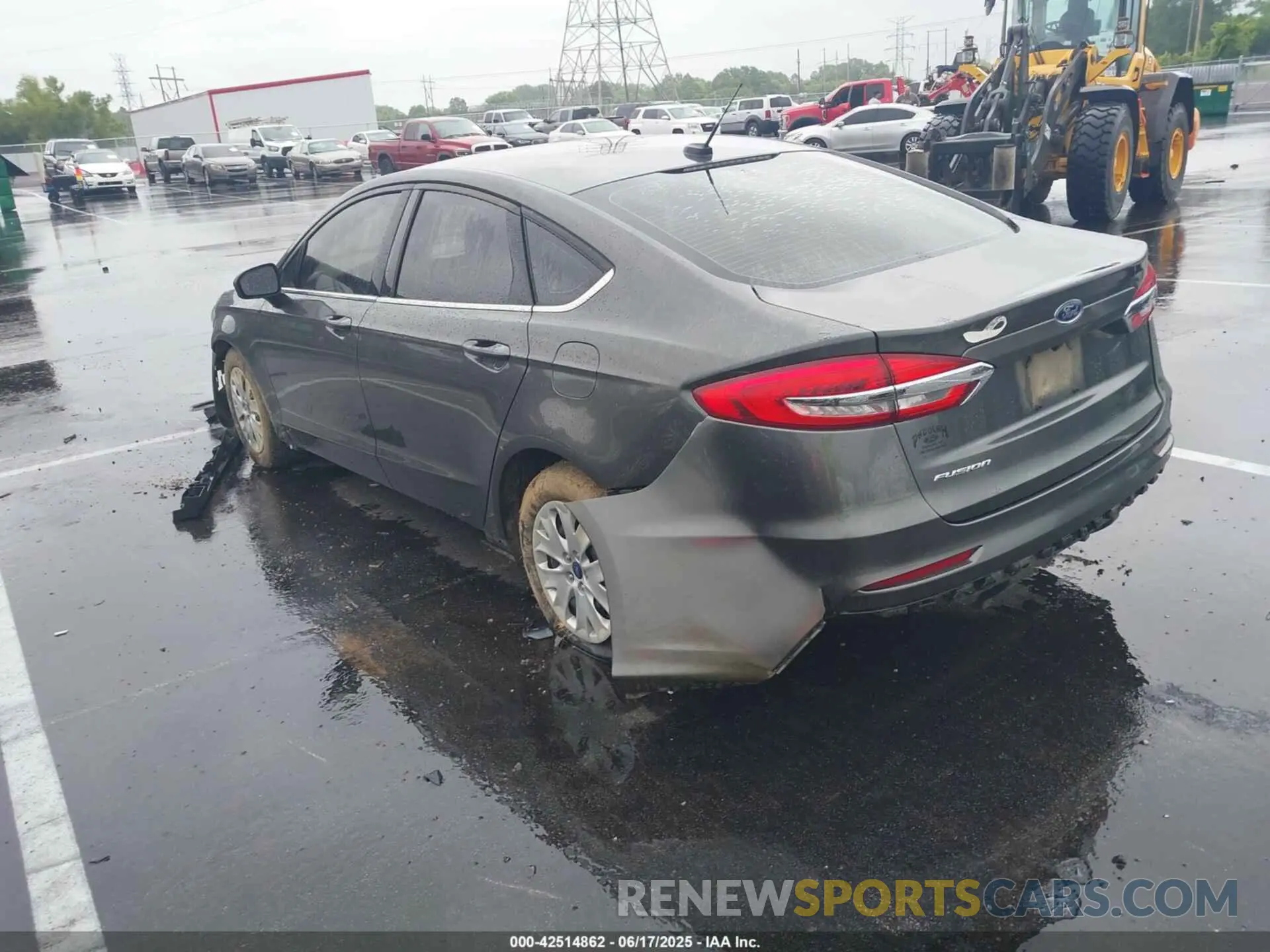 3 fotografías del automóvil dañado 3FA6P0G71KR213427 FORD FUSION 2019
