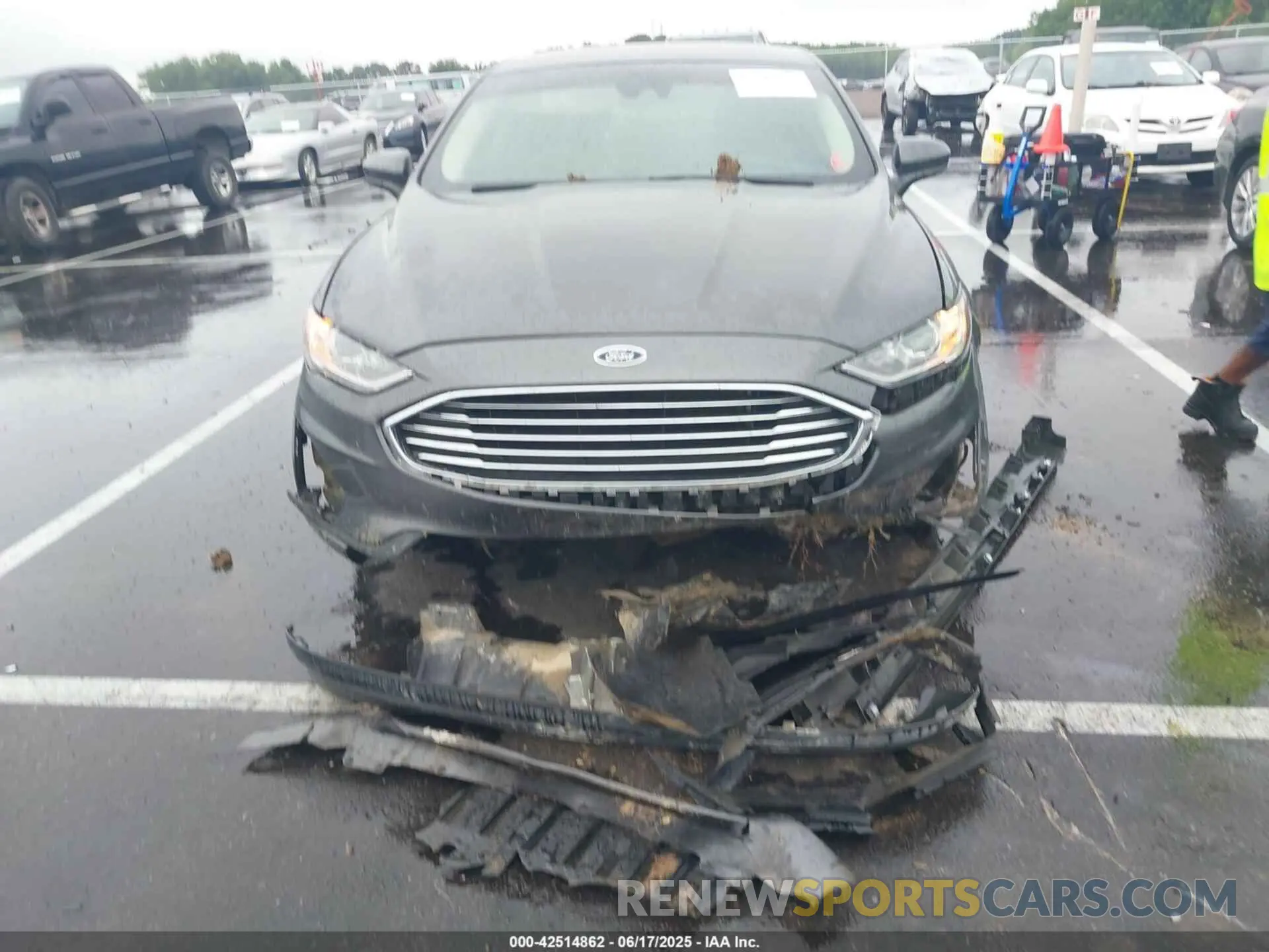 6 fotografías del automóvil dañado 3FA6P0G71KR213427 FORD FUSION 2019