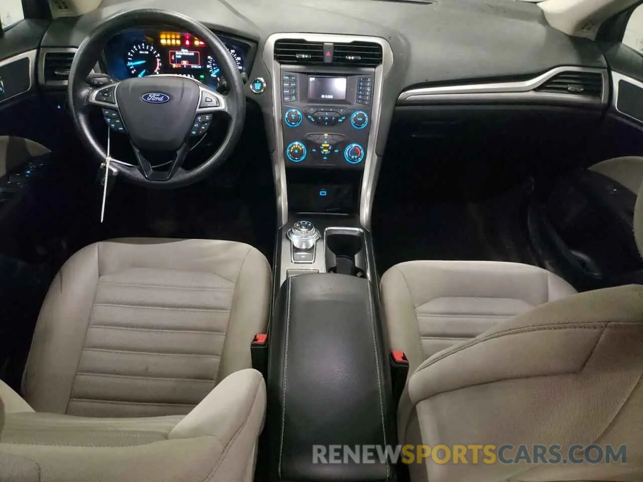 8 fotografías del automóvil dañado 3FA6P0G72KR199618 FORD FUSION 2019