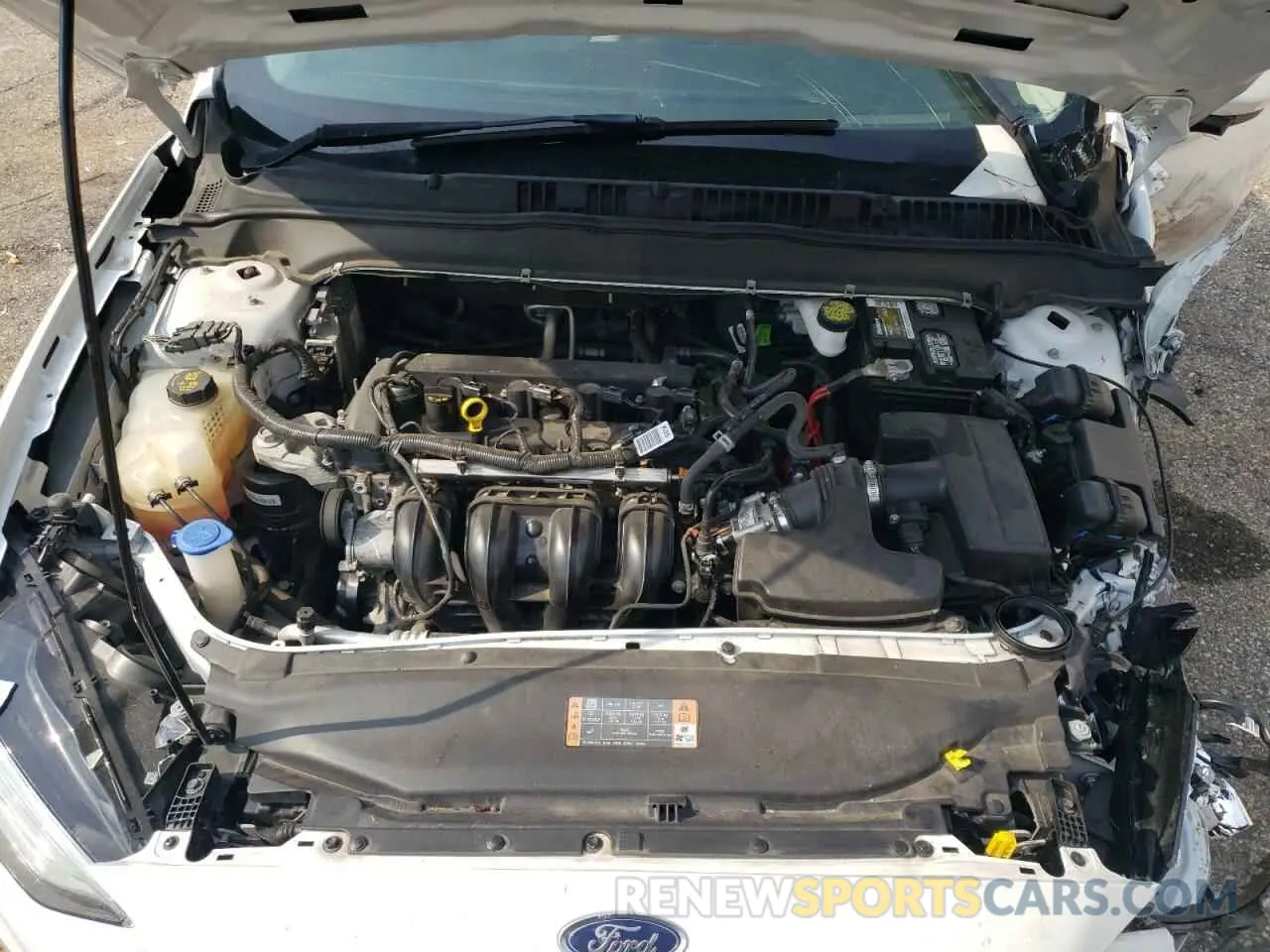 13 fotografías del automóvil dañado 3FA6P0G72KR232214 FORD FUSION 2019