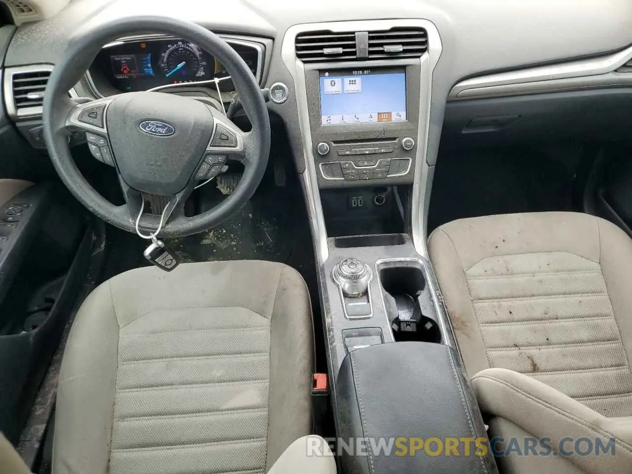 8 fotografías del automóvil dañado 3FA6P0G73KR282748 FORD FUSION 2019