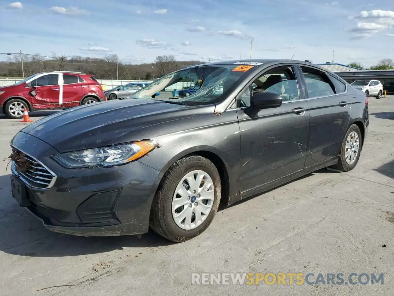 1 fotografías del automóvil dañado 3FA6P0G74KR135936 FORD FUSION 2019
