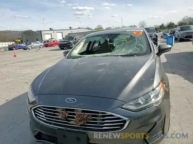 11 fotografías del automóvil dañado 3FA6P0G74KR135936 FORD FUSION 2019