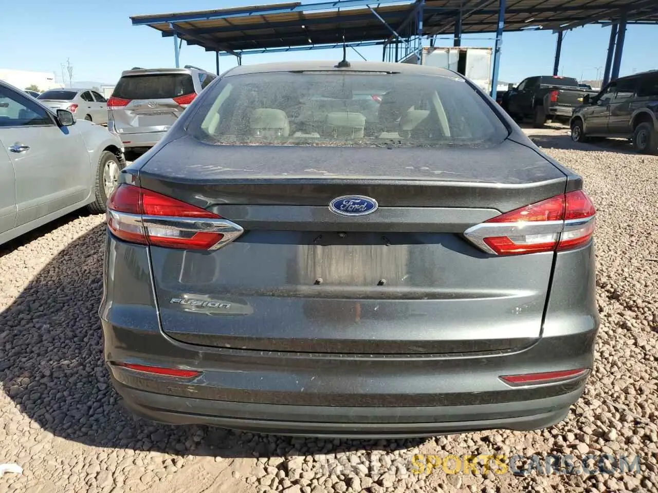 6 fotografías del automóvil dañado 3FA6P0G74KR248723 FORD FUSION 2019