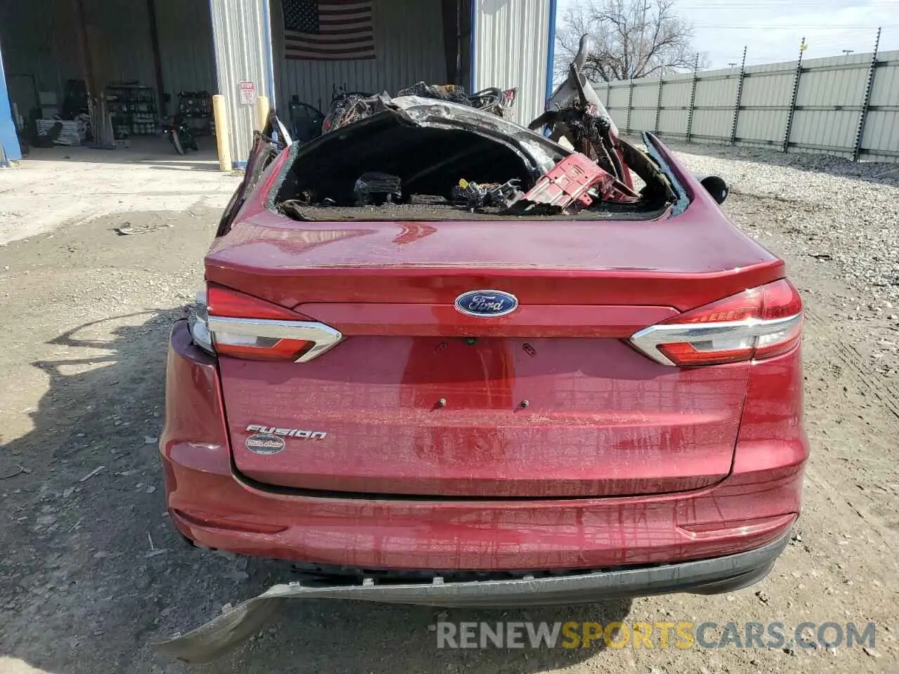6 fotografías del automóvil dañado 3FA6P0G75KR129465 FORD FUSION 2019