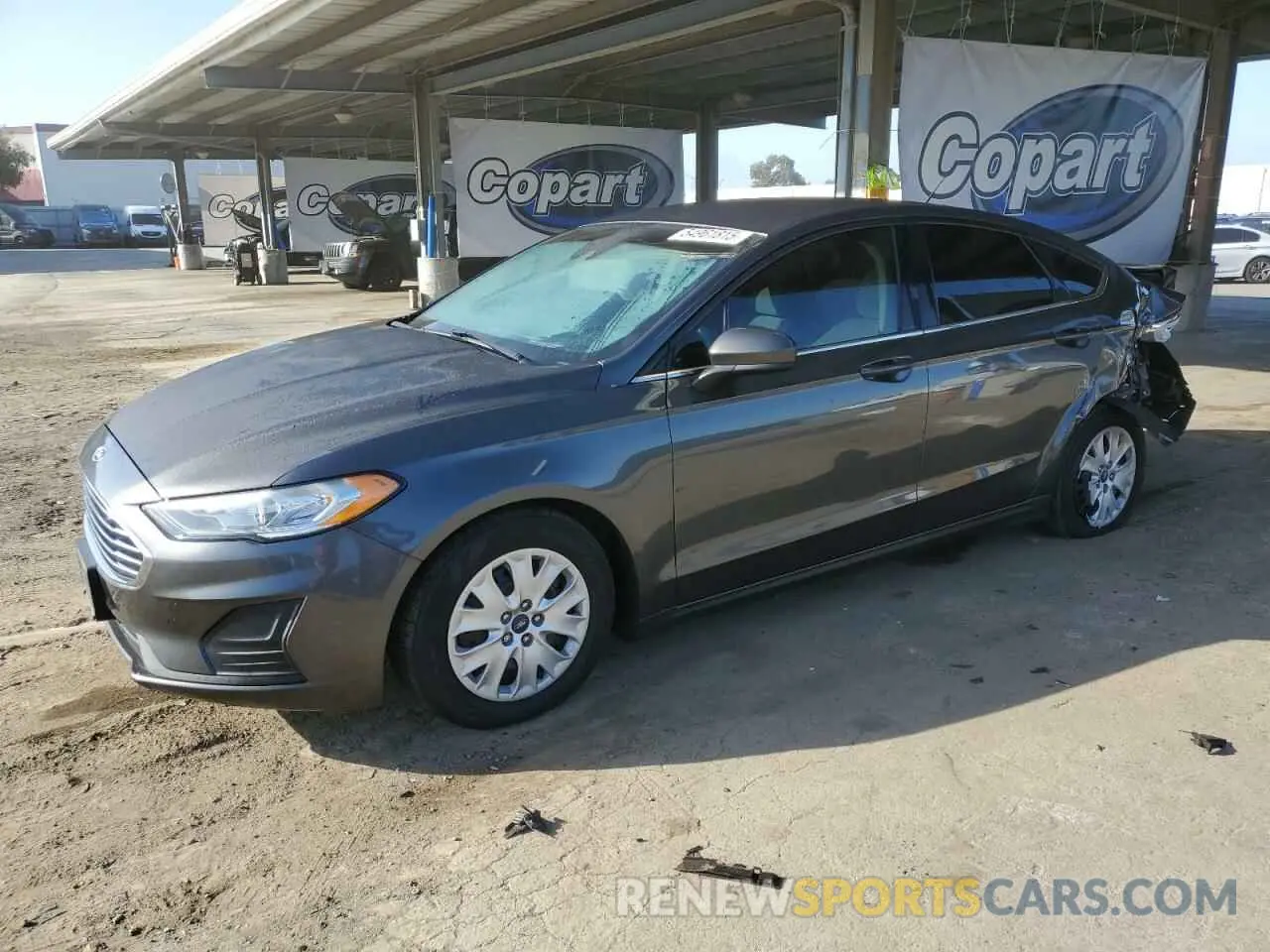 1 fotografías del automóvil dañado 3FA6P0G75KR216430 FORD FUSION 2019