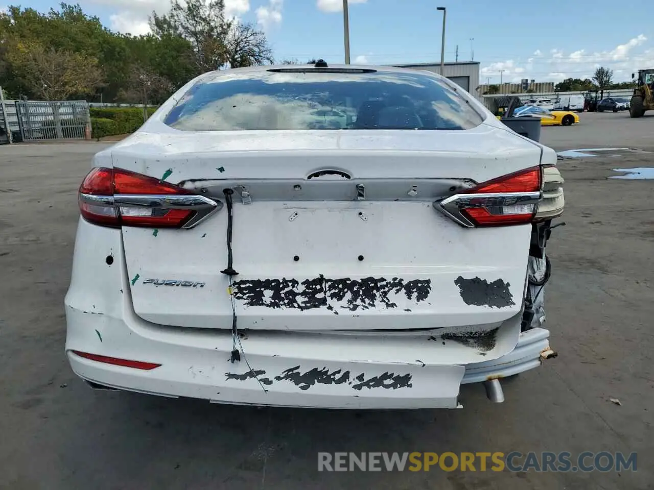 6 fotografías del automóvil dañado 3FA6P0G76KR229610 FORD FUSION 2019