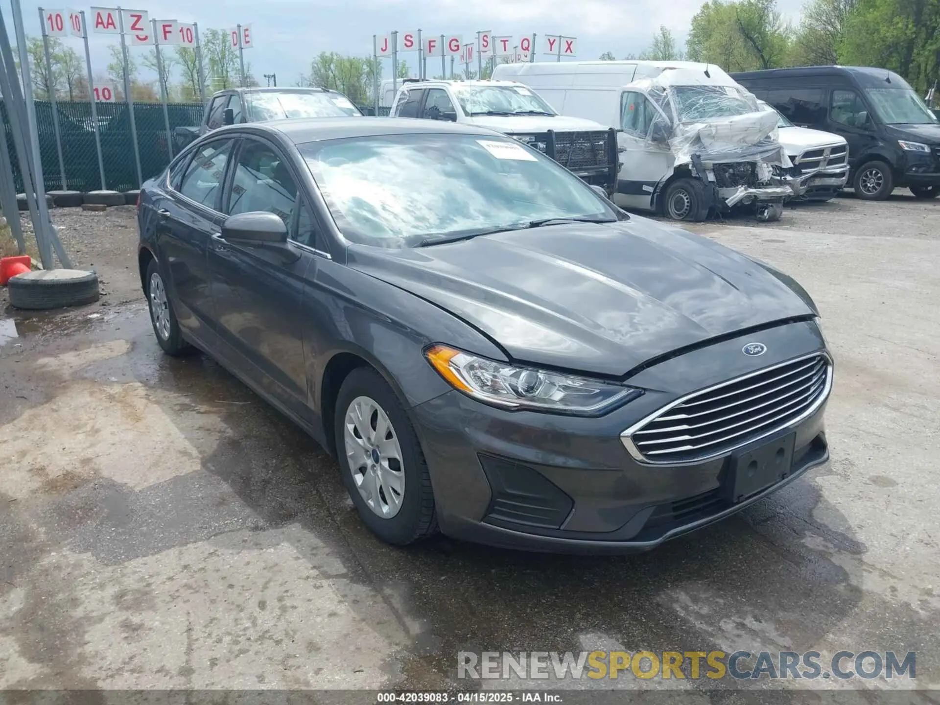 1 fotografías del automóvil dañado 3FA6P0G76KR247492 FORD FUSION 2019