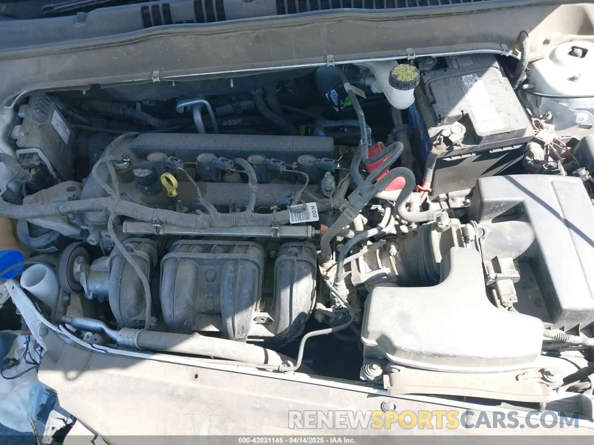 10 fotografías del automóvil dañado 3FA6P0G77KR218129 FORD FUSION 2019