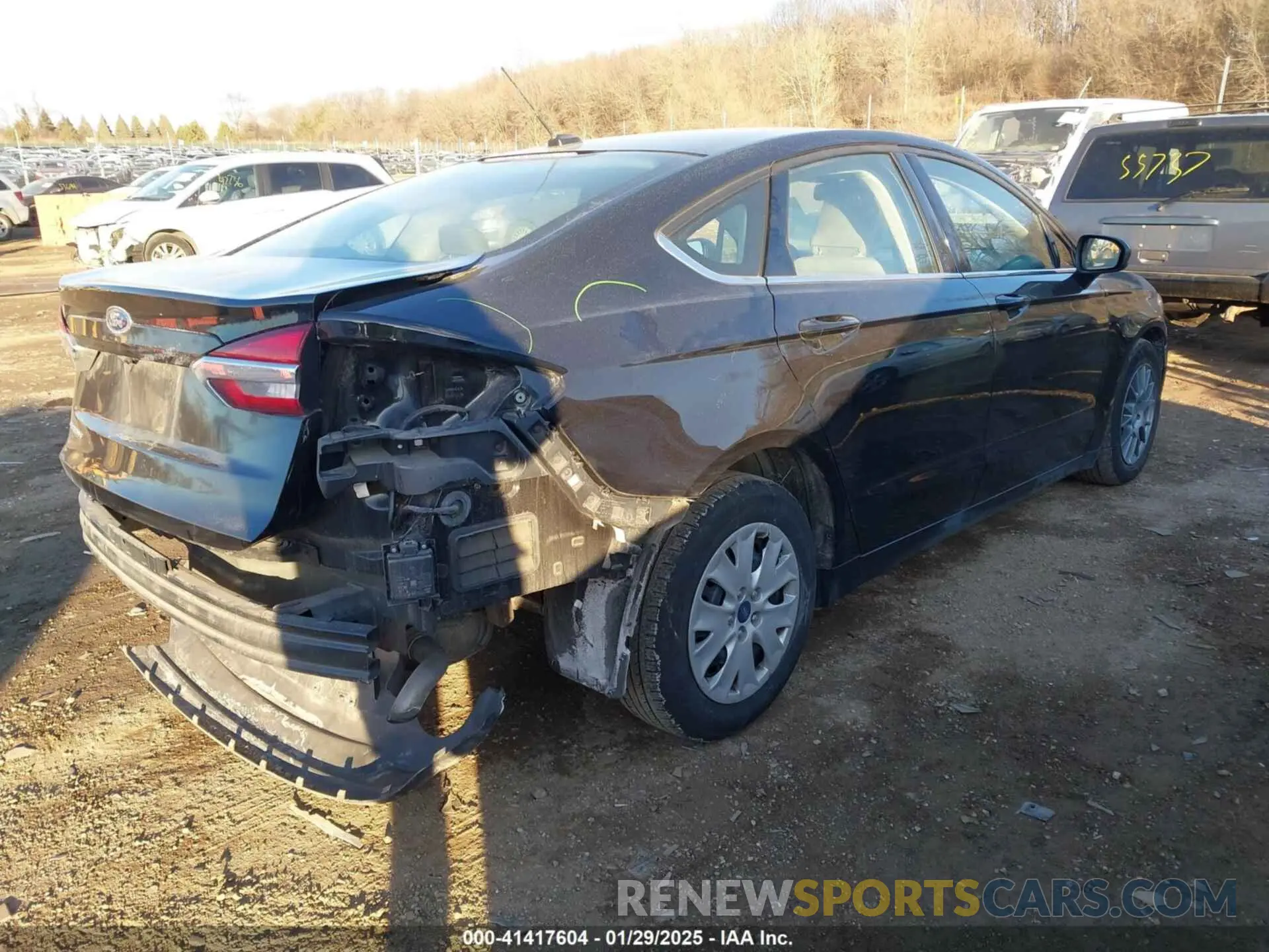 4 fotografías del automóvil dañado 3FA6P0G78KR194956 FORD FUSION 2019
