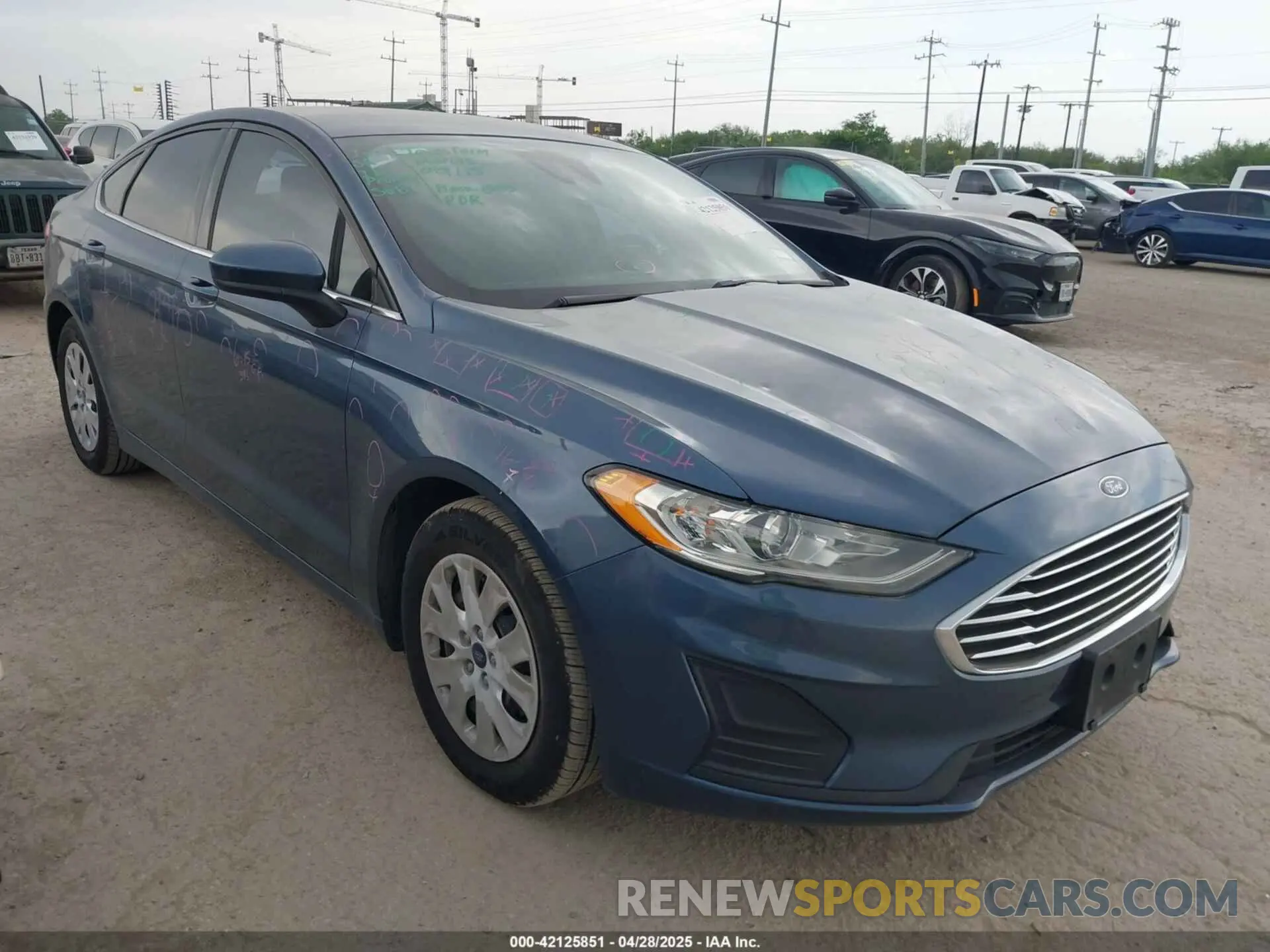 1 fotografías del automóvil dañado 3FA6P0G79KR148004 FORD FUSION 2019