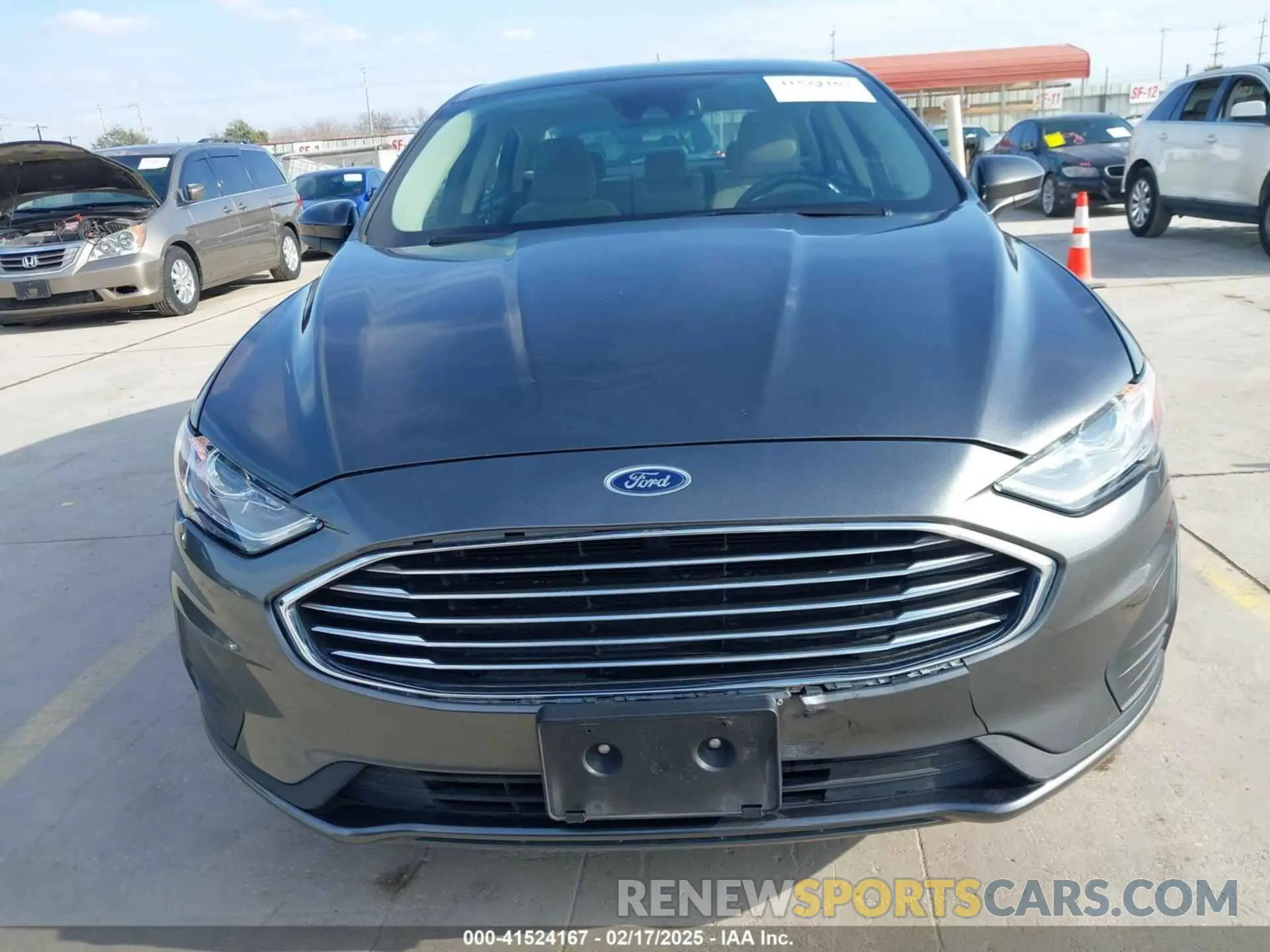 13 fotografías del automóvil dañado 3FA6P0G79KR283029 FORD FUSION 2019