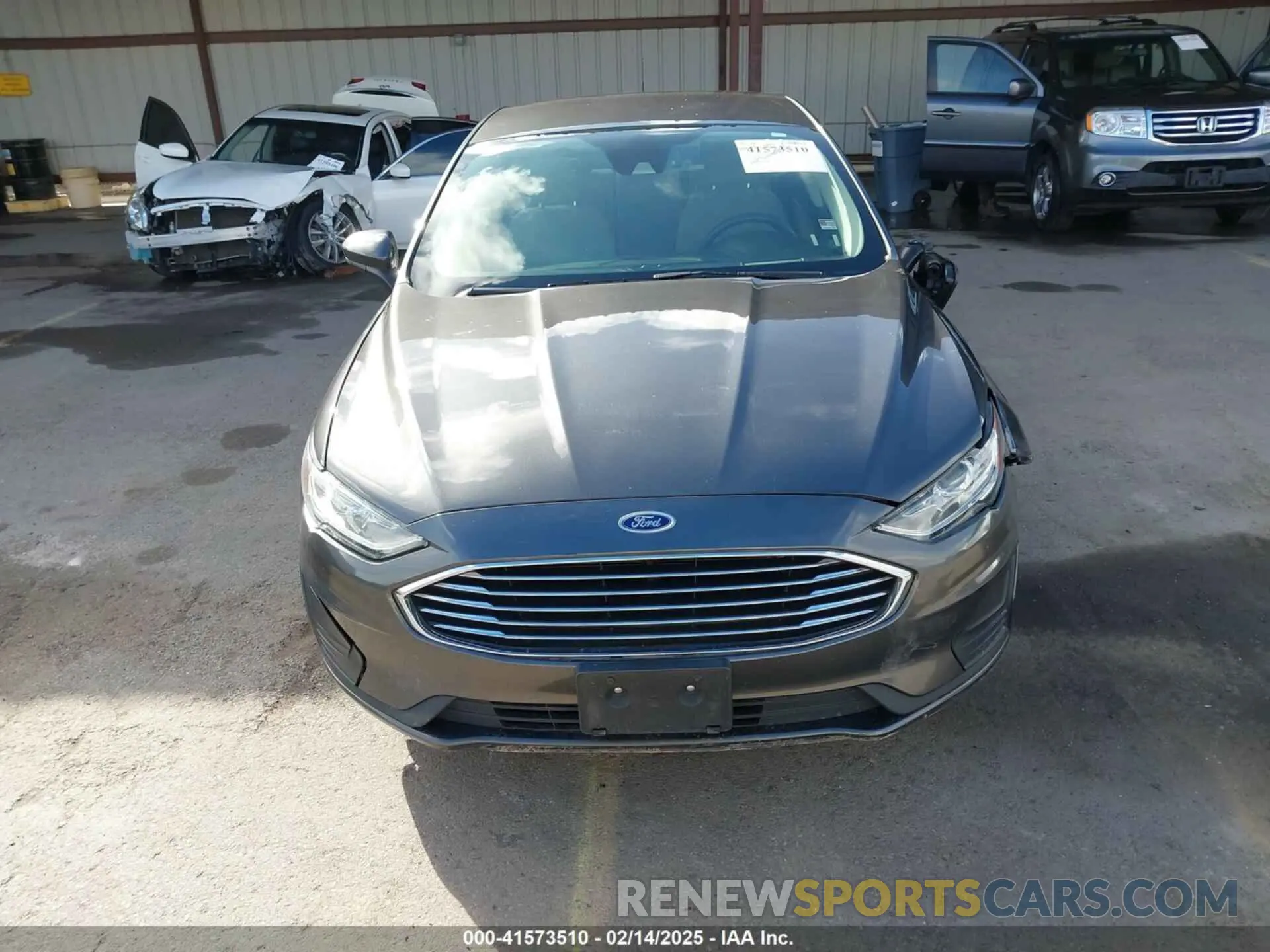 12 fotografías del automóvil dañado 3FA6P0G7XKR232512 FORD FUSION 2019