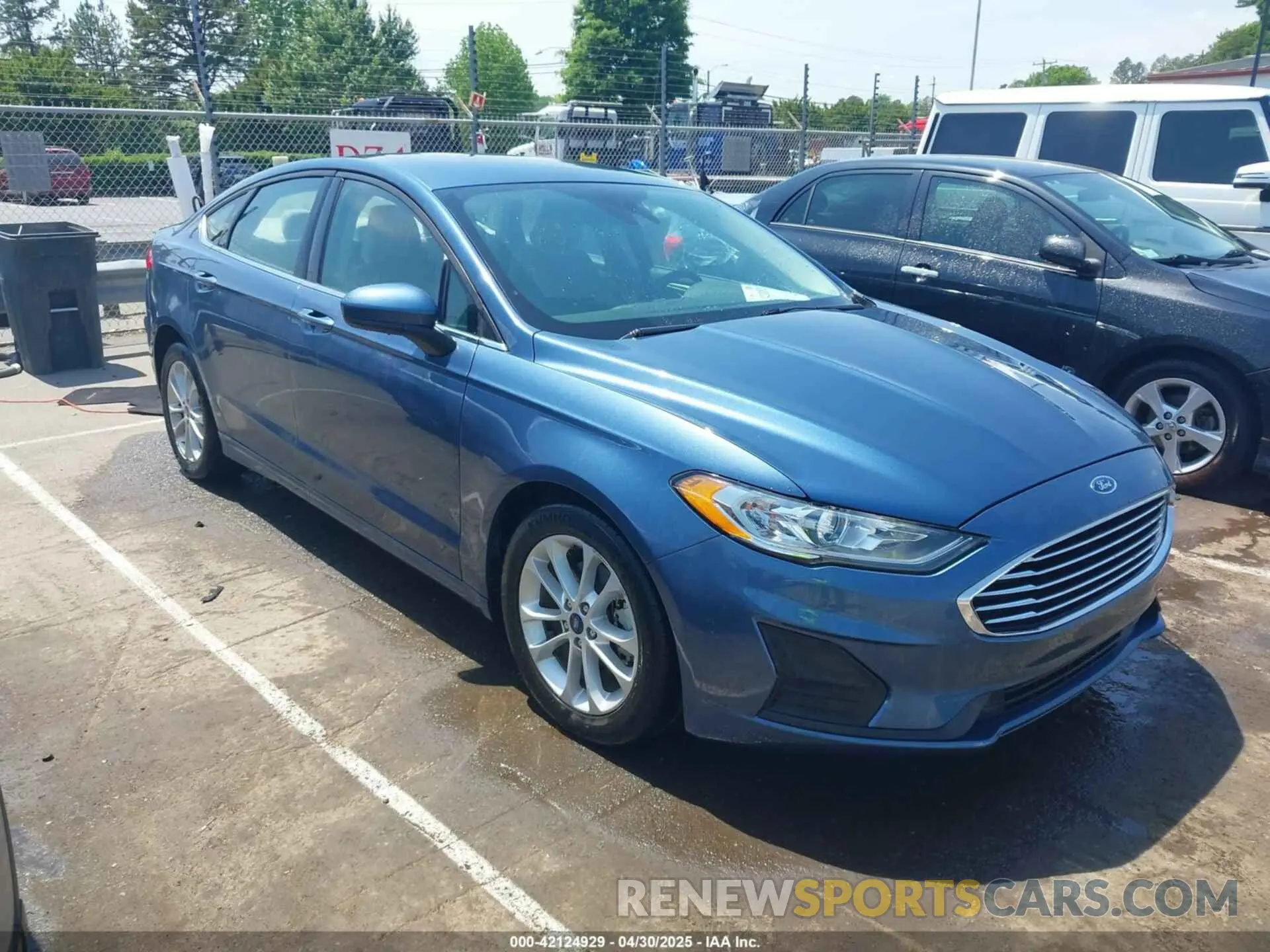 1 fotografías del automóvil dañado 3FA6P0H72KR123170 FORD FUSION 2019