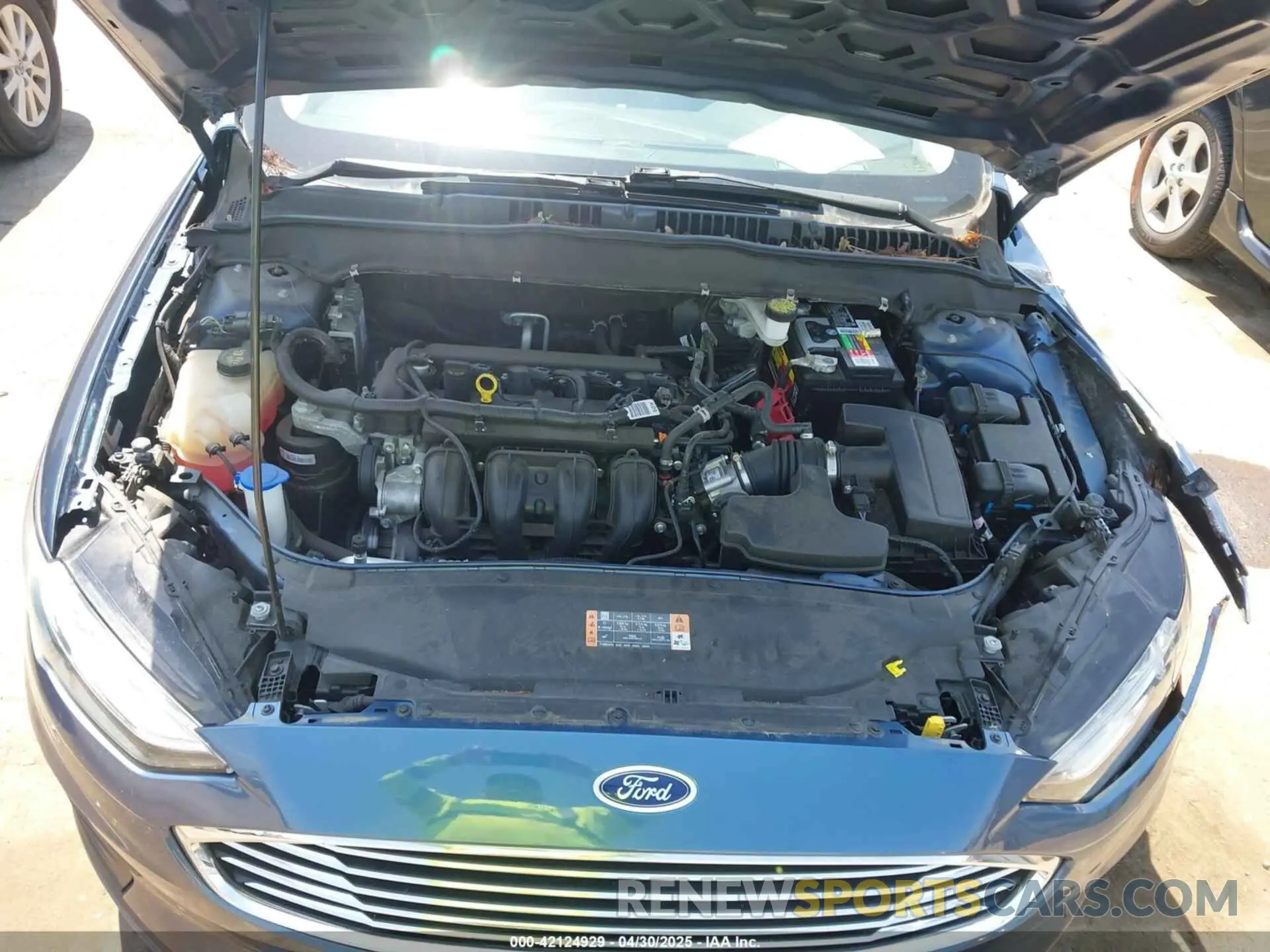 10 fotografías del automóvil dañado 3FA6P0H72KR123170 FORD FUSION 2019
