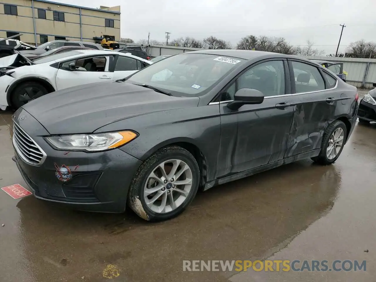 1 fotografías del automóvil dañado 3FA6P0H78KR152057 FORD FUSION 2019