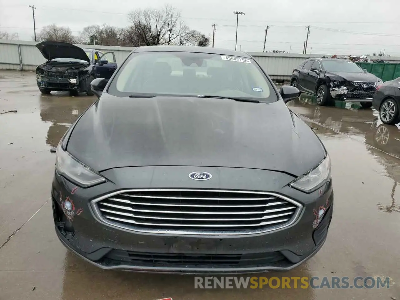 5 fotografías del automóvil dañado 3FA6P0H78KR152057 FORD FUSION 2019