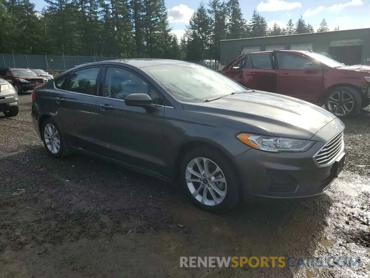 4 fotografías del automóvil dañado 3FA6P0HD0KR179453 FORD FUSION 2019