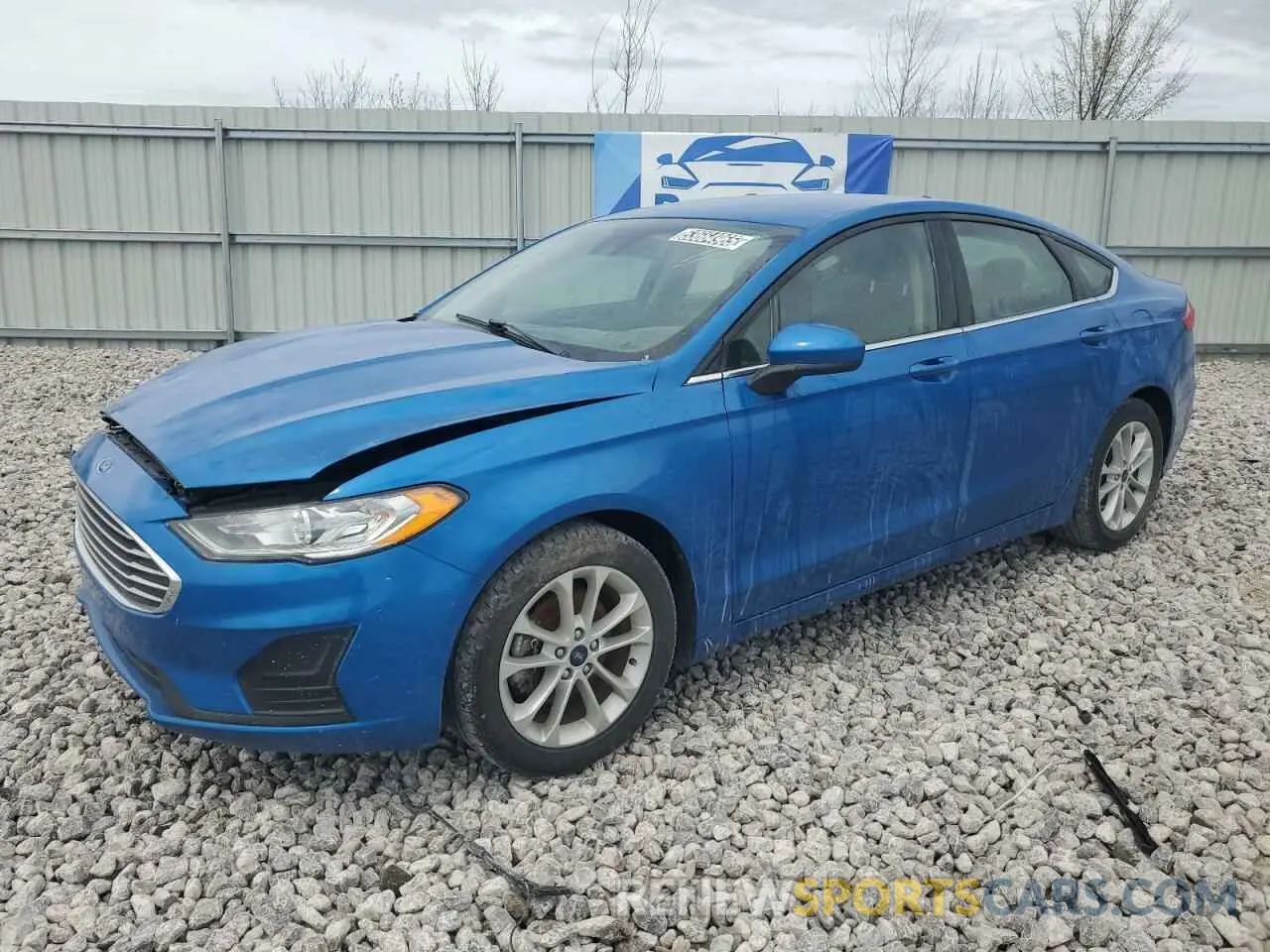 1 fotografías del automóvil dañado 3FA6P0HD0KR183602 FORD FUSION 2019
