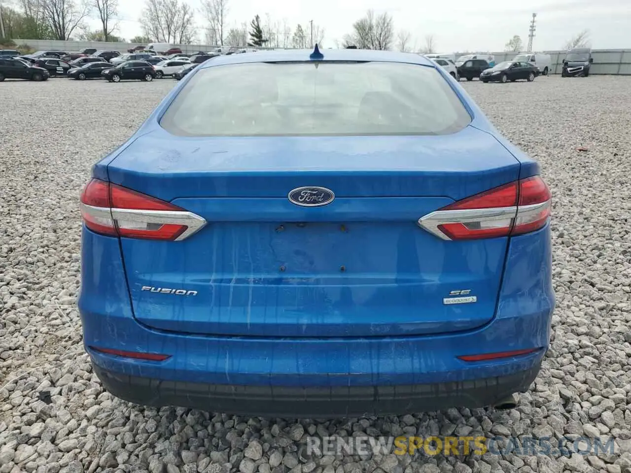6 fotografías del automóvil dañado 3FA6P0HD0KR183602 FORD FUSION 2019